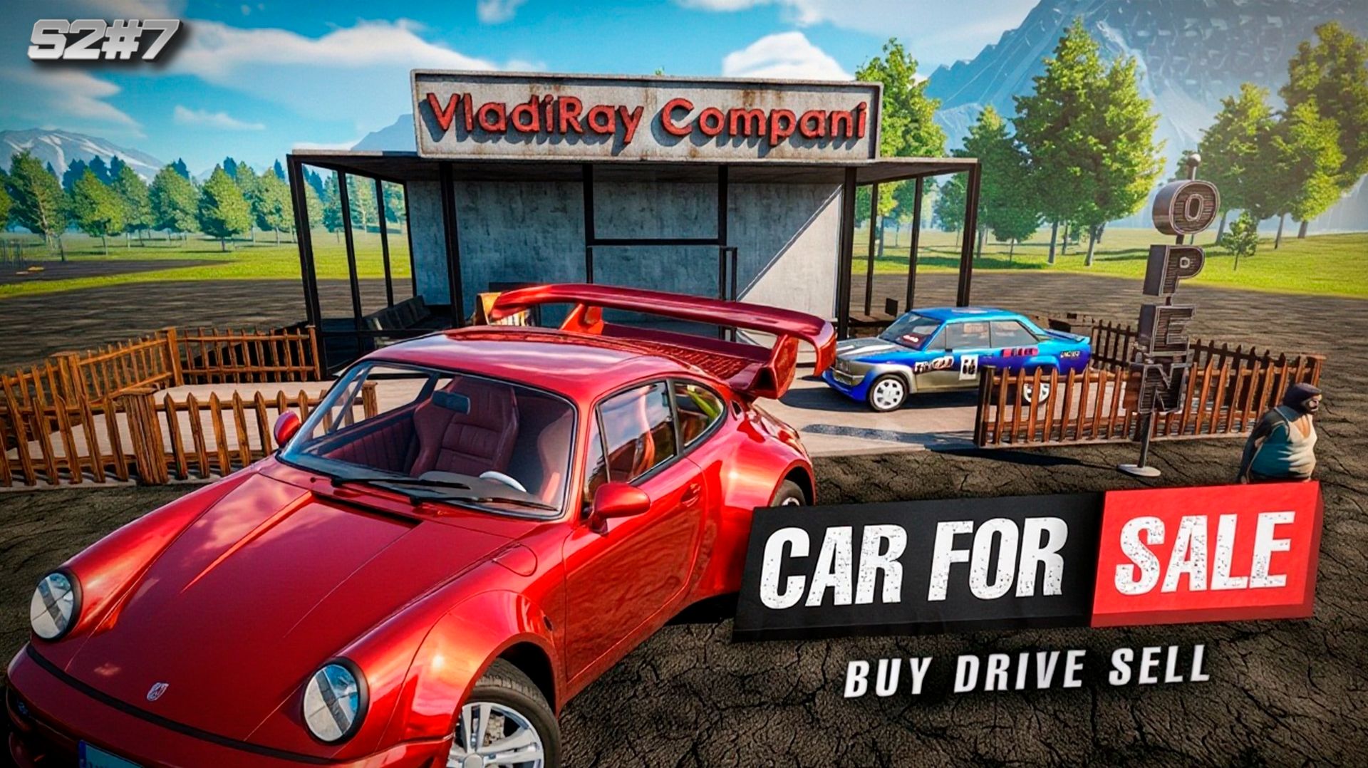 Car For Sale Simulator 2023 / Симулятор автосалона 2023 - пробуем валить боком (s2#7)