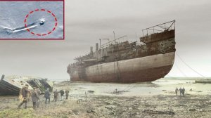 На Севере, вмёрзший в лед ,обнаружили корабль неизвестной цивилизации