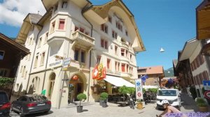 Заанен, Швейцария 🇨🇭 Атмосфера настоящей швейцарской альпийской деревни в формате 4K