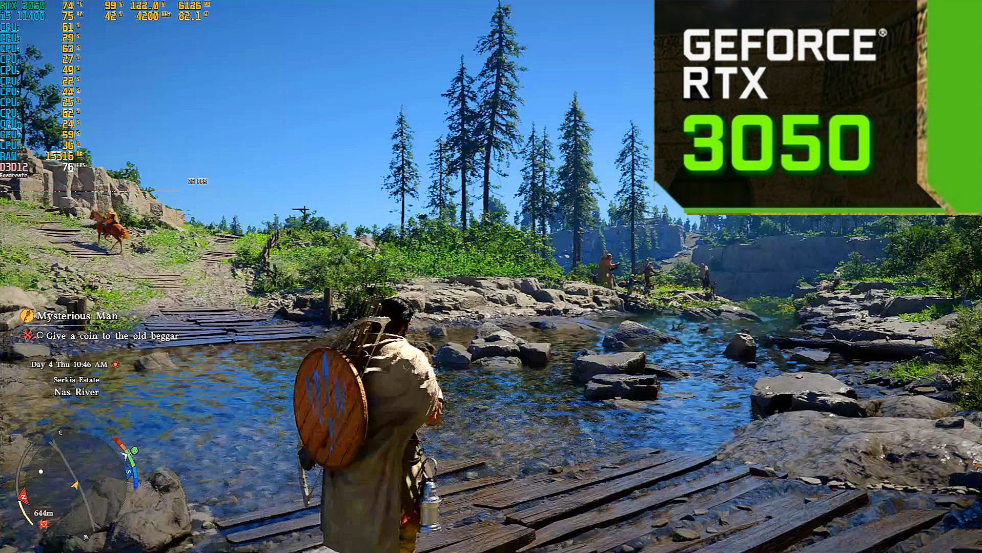 RTX 3050 8gb | Crimson Desert | I5 11400f | Ultra Settings + FG