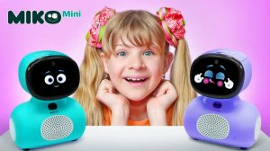 Miko Mini встречает Диану и Рому Умный Робот для Детей!