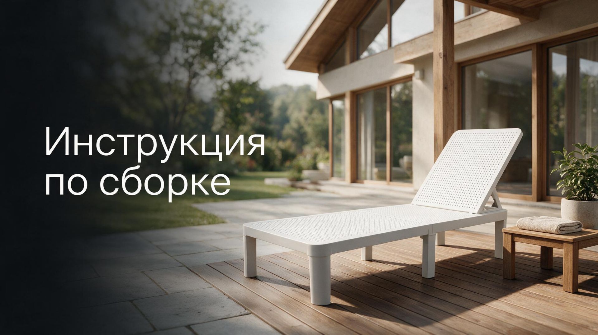 Инструкция по сборке Шезлонг Tweet Compact, белый
