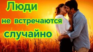 ЛЮДИ НЕ ВСТРЕЧАЮТСЯ СЛУЧАЙНО.
Песни для души.