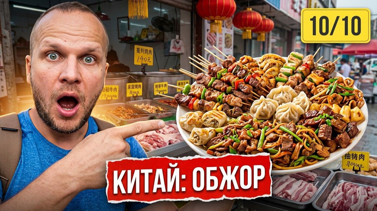 ЕМ В КИТАЕ ВСЕ 4 ДНЯ! БЕЗ ЭКСКУРССИЙ ТОЛЬКО ОБЖОР! ГРОД ХУНЬЧУНЬ