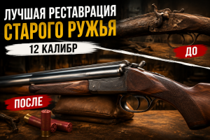 Лучшее восстановление старого одноствольного ружья | Реставрация ружья 12 калибра