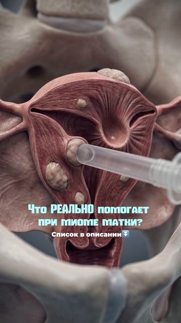 🩸 Что действительно может помочь при миоме?