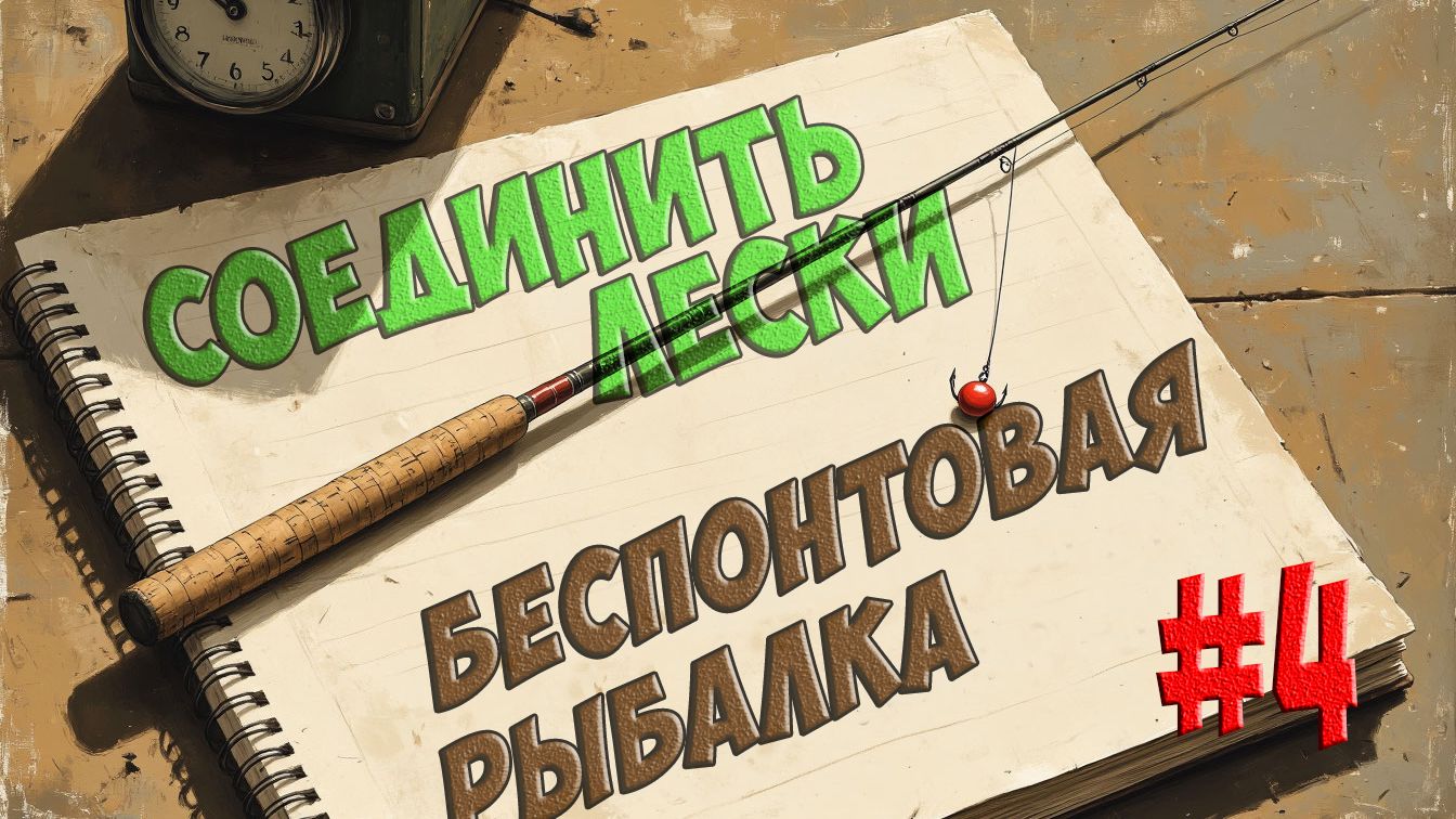 Как соединить леску с леской - рыболовные узлы. Беспонтовая рыбалка - 4