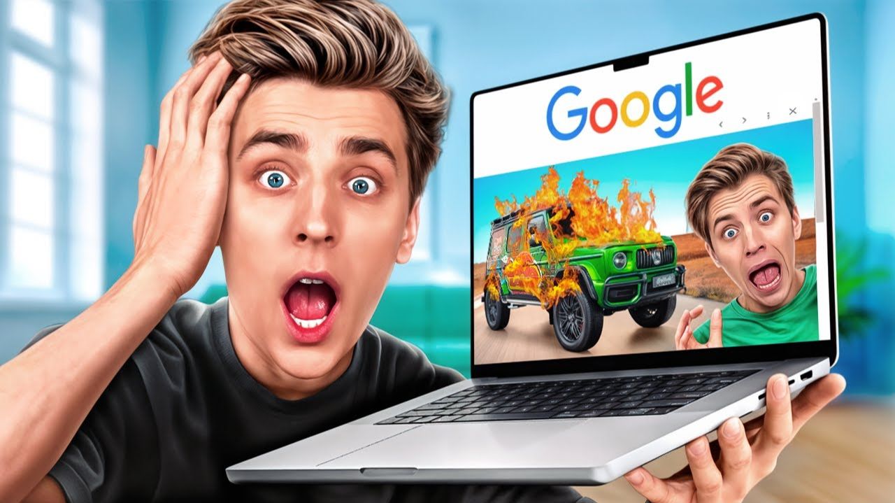 Ищу СЕБЯ в GOOGLE Челлендж ! А4