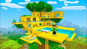 САМЫЙ КРУТОЙ ДОМ НА ДЕРЕВЕ В MINECRAFT!