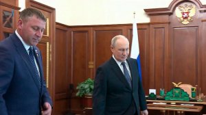 Владимир Путин провел встречу с врио губернатора Белгородской области.