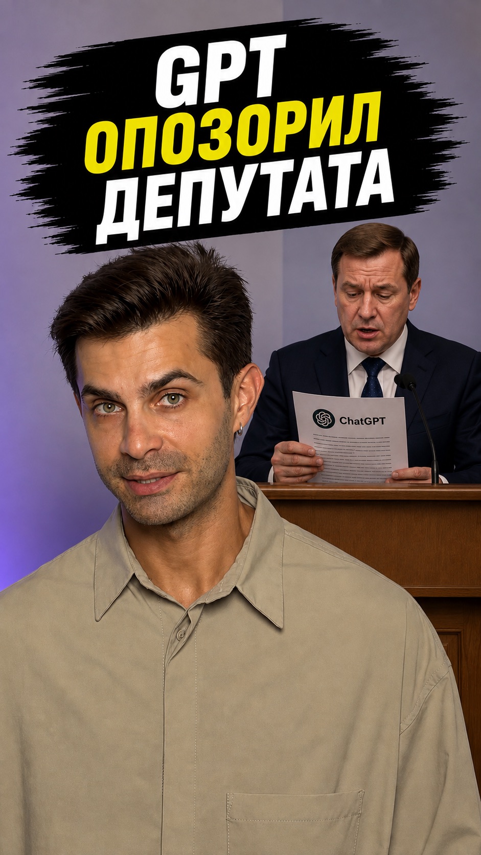 👇 Депутат зачитал речь, написанную чатом GPT | ХОРОШИЕ НОВОСТИ