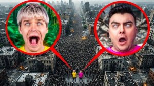 😱 МЫ ПОПАЛИ В ЗОМБИ АПОКАЛИПСИС В РЕАЛЬНОЙ ЖИЗНИ!! 🚨 Выживание 24 Часа! 🔥❌