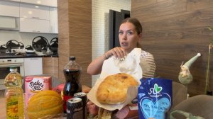 Распаковка ОБЗОР ПОКУПОК, купили ОСЕТИНСКИЕ ПИРОГИ за 120 рублей