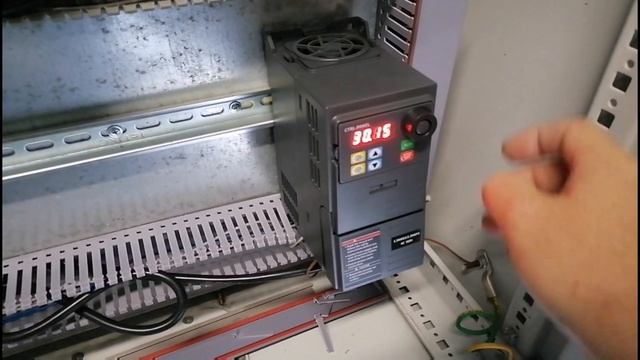 Подключили насос NOC через частотный преобразователь