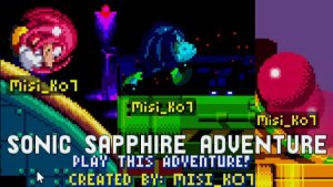 Sonic Classic Sim «Соник Сапфирное Приключение»! Приключение создано мной V2