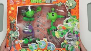 Трансформер Зомби против растений набор 3 в 1 Игрушка Plants vs Zombies