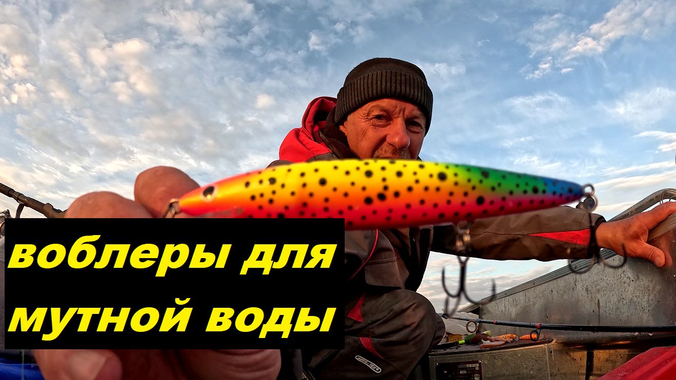 Лучшие цвета воблеров по мутной воде.
