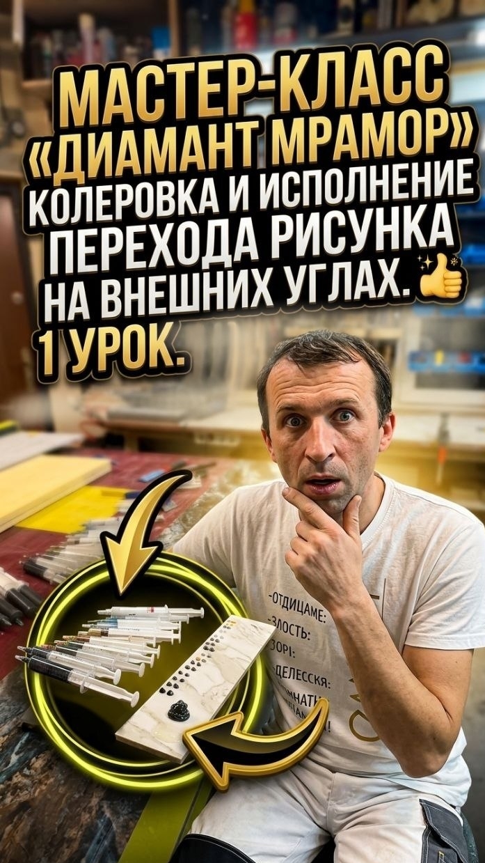 Диамант мрамор Колеровка и исполнение перехода рисунка на внешних углах керамогранита Часть Первая