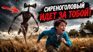 Сиреноголовый  ГОНИТСЯ за МНОЙ . СТРАШИЛКи.