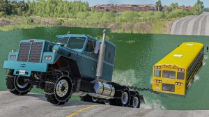 Мультик_ Тачки против Глубокой Воды в BeamNG.drive