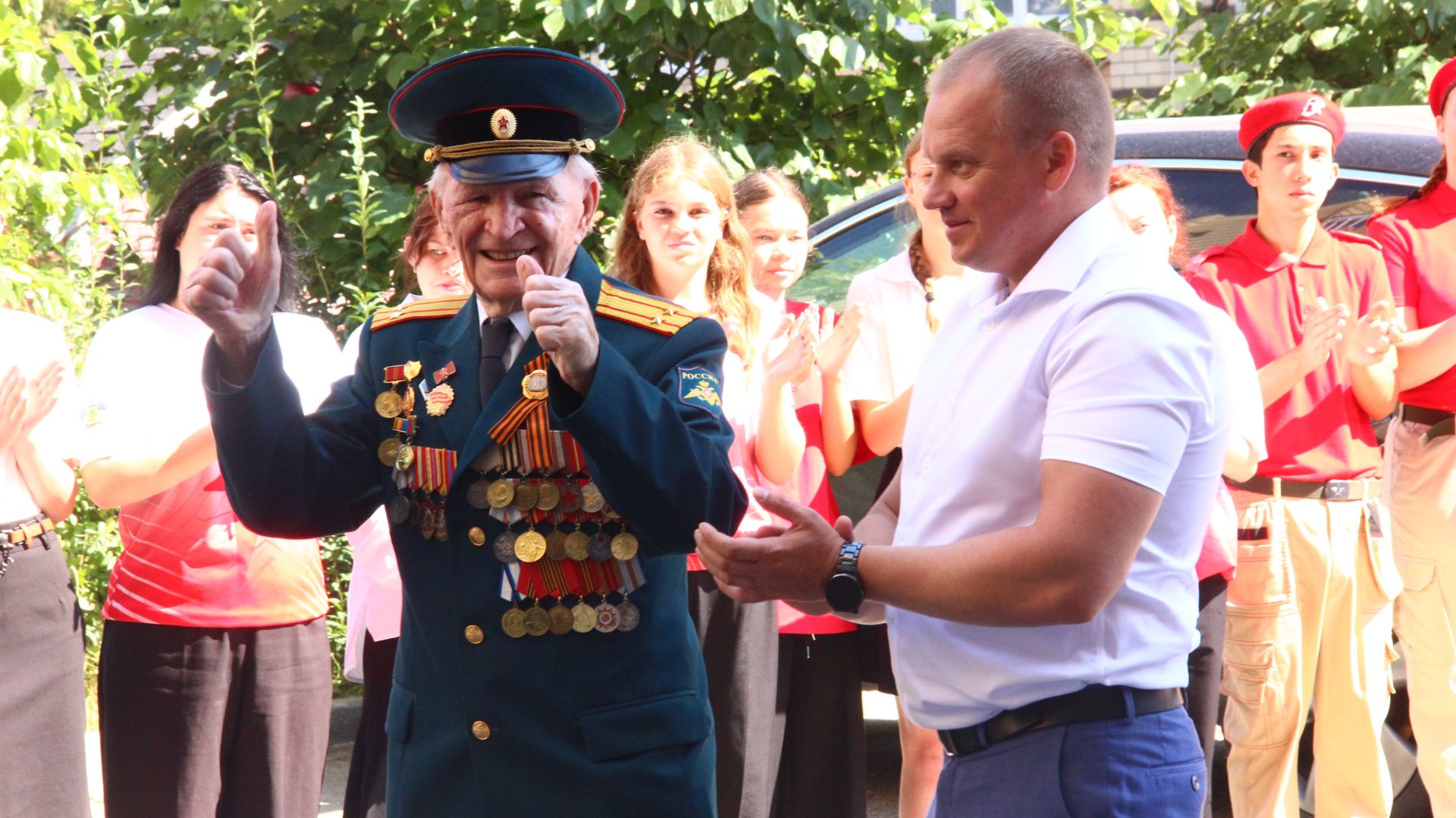 Сегодня ветеран Великой Отечественной войны отметил 100-летний юбилей