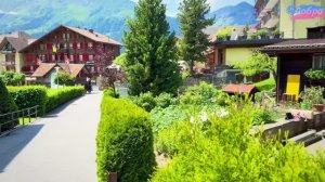 Пешая прогулка по швейцарской горной деревне летом 🇨🇭 Швейцарская долина Венген