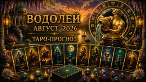 Водолей ♒ Таро прогноз на август 2026 года