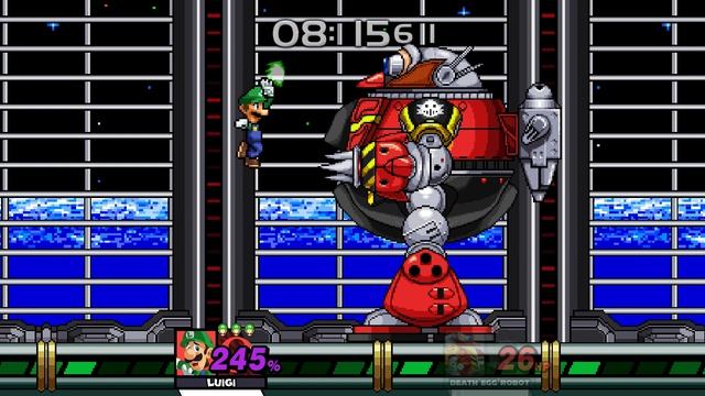 Super Smash Bros Crusade Remix - All Characters Vs Death Egg Robot (Part 1)