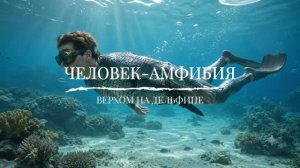 Человек-амфибия.2. Верхом на дельфине.