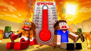 100 ДНЕЙ В ГОРЯЧЕЙ ПУСТЫНЕ!😱 МЫ ЕДВА ВЫЖИЛИ! МАЙНКРАФТ