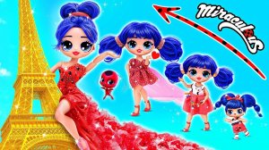 Леди Баг дизайнер растет! Как я стала популярной! Поделки для кукол ЛОЛ