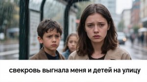 Истории из жизни | свекровь выгнала моих детей, потому что они от прошлого брака, мы не знали что...