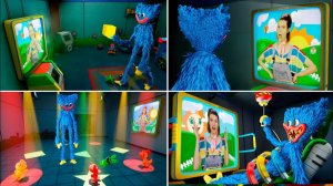 Компиляция эксперимента с Huggy Wuggy, Мисс Грейс, Poppy Playtime 5