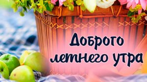 С добрым,летним утром!