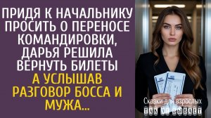 Истории из жизни Придя к начальнику просить о переносе командировки, решила вернуть билеты…