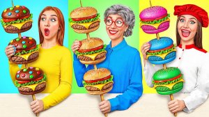 Кулинарный Челлендж# Я против Бабушки # Сумасшедшие Кулинарные Идеи от Multi DO Challenge