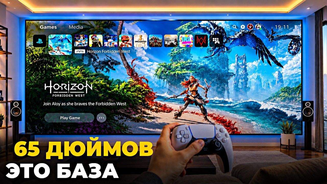 Играть в PS5 на маленьком экране это ошибка.