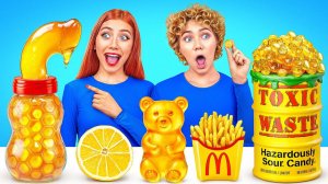 24 Часа Едим Еду Одного Цвета Челлендж # Война Пранков от Multi DO Challenge