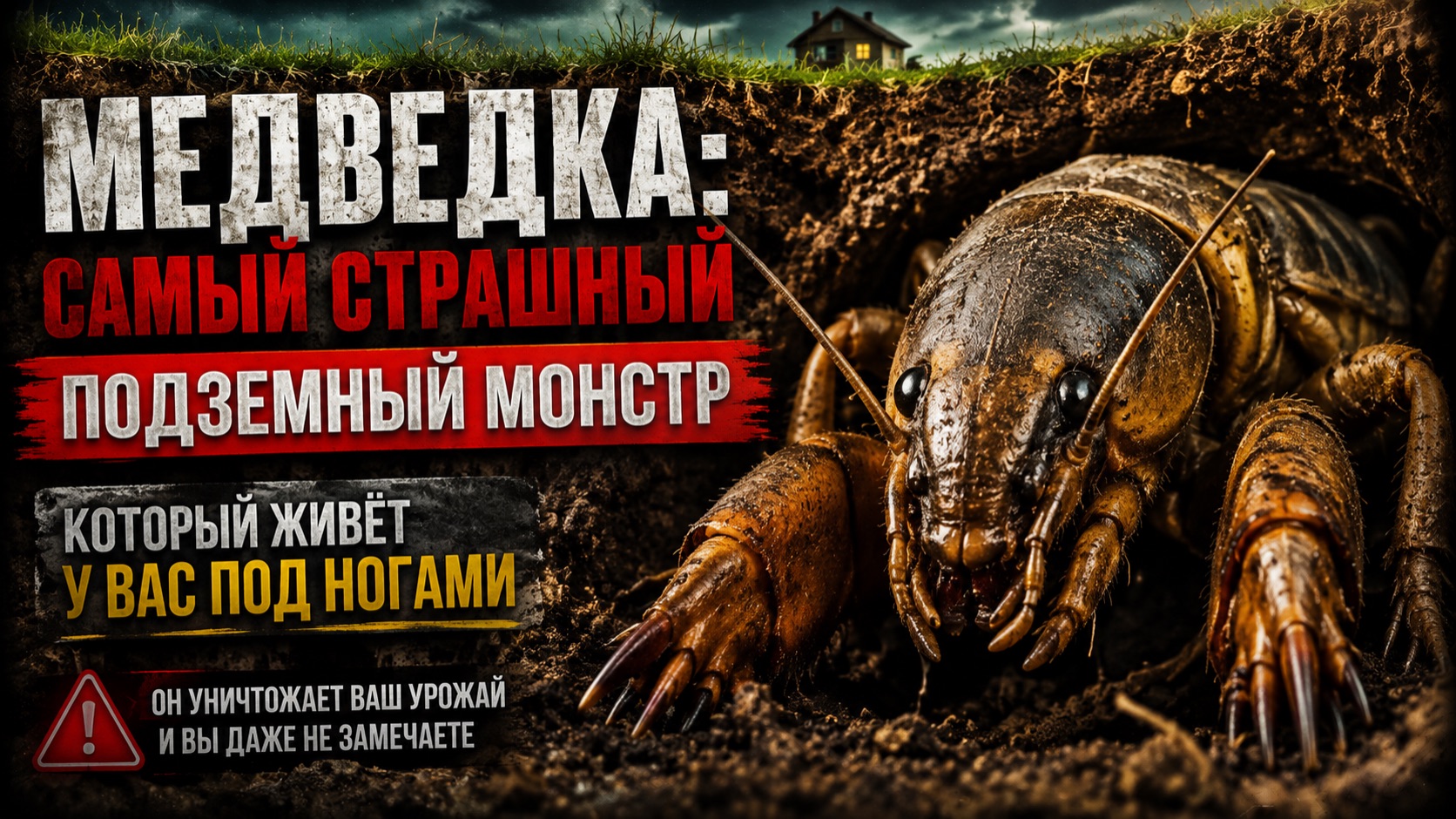 МЕДВЕДКА: Самый Страшный Подземный Монстр, Который Живёт У Вас Под Ногами | Документальный Фильм