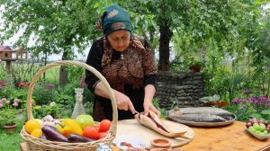 Традиционная деревенская кухня вдали от современной жизни  Азербайджанская Кухня    Рецепты