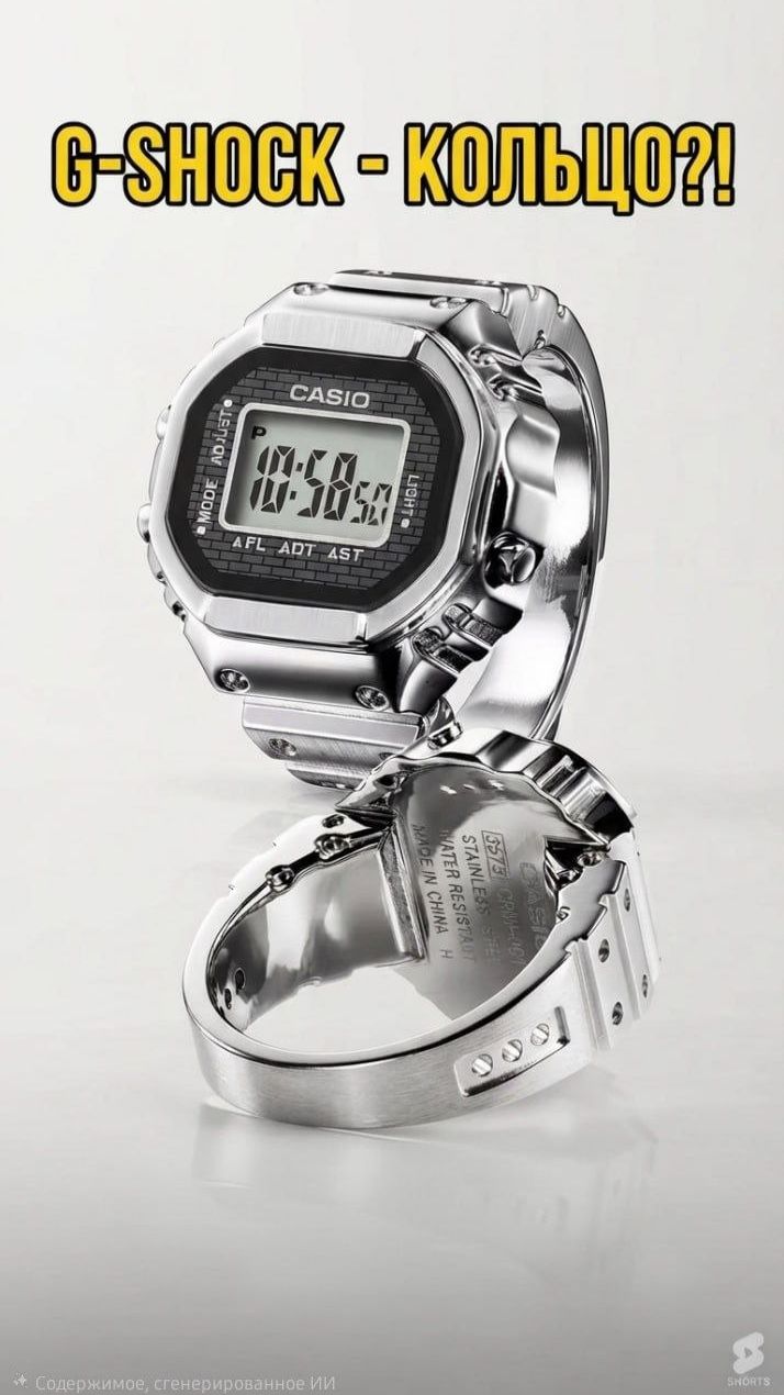 Casio представила умное кольцо с ЖК-дисплеем и функциями трекера здоровья