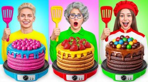 Кулинарный Челлендж# Я против Бабушки # Творческие Кулинарные Идеи