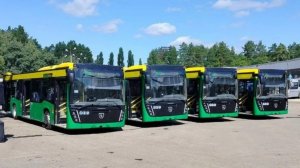 Заречный Пензенской области получил партию новых современных автобусов — четыре КАМАЗа большого клас