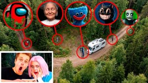 ЛЕСНЫЕ ПРИКЛЮЧЕНИЯ СО ВСЕМИ МОНСТРАМИ — НАСТОЯЩИЙ УЖАС В РЕАЛЬНОЙ ЖИЗНИ!!!