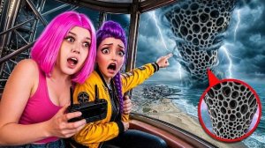 😱 МОЙ ДРОН СНЯЛ ТОРНАДО ТРИПОФОБИИ VS РУМИ МИРА ЗОИ!!! 🛸💥 Погоня в Реальной Жизни!