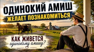‼️ОДИНОКИЙ АМИШ ЖЕЛАЕТ ПОЗНАКОМИТЬСЯ. КАК ЖИВЕТ И ЧЕМ ЗАНИМАЕТСЯ. ‼️