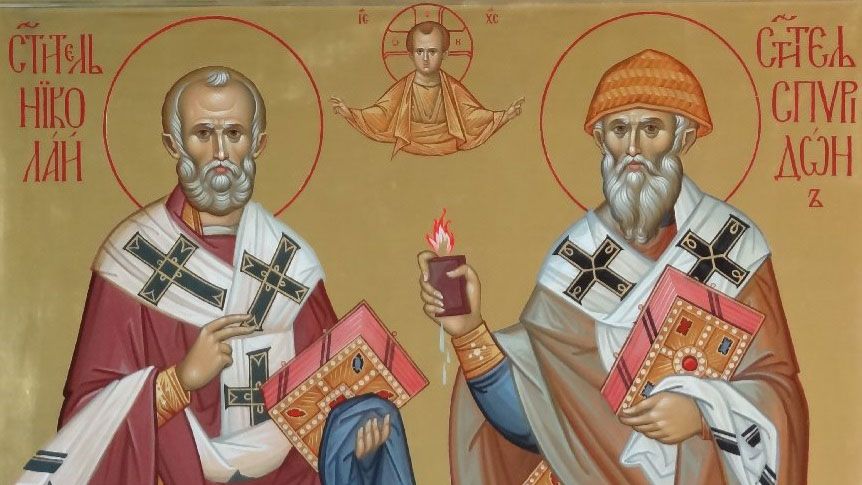 Молебен разным святым. Свято-Троицкий Александра Свирского монастырь.