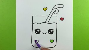 Как нарисовать простую и милую чашку шаг за шагом, простые рисунки для детей