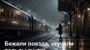 Бежали поезда, стучали рельсы в ночь...
