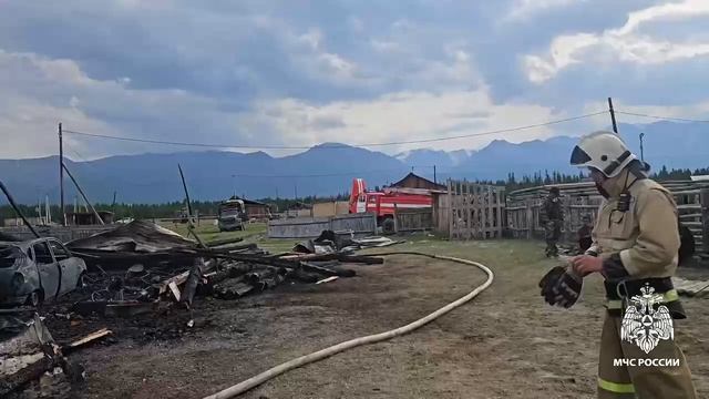 Пожар в Республике Алтай